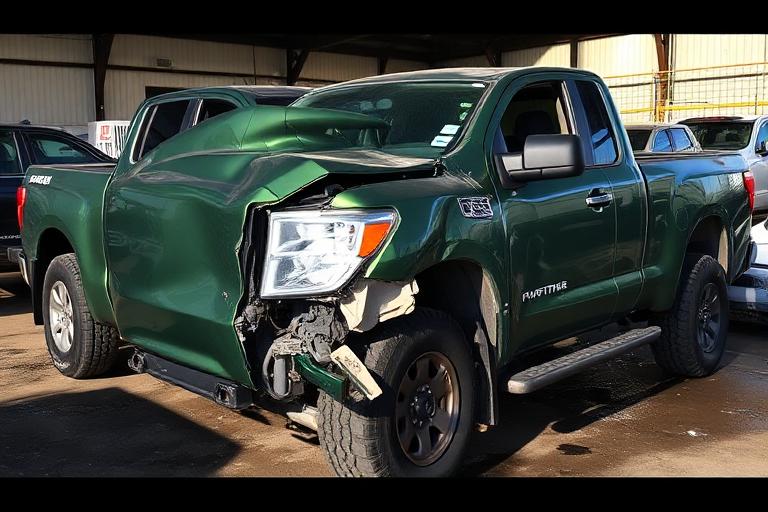 2021 Nissan Titan Pro-4X - Side Impact damage